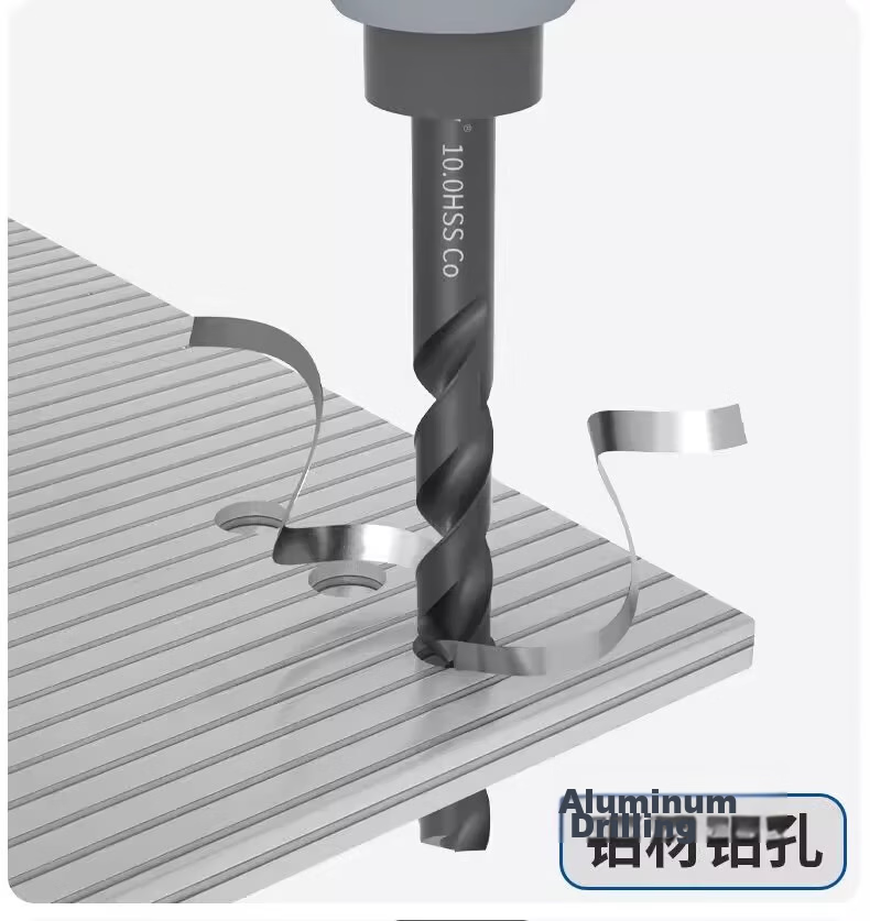 Jintian M35 Cobalt Twist Drill Bit 3.2mm Stainless Steel High Hardness HSS Straight Shank 7