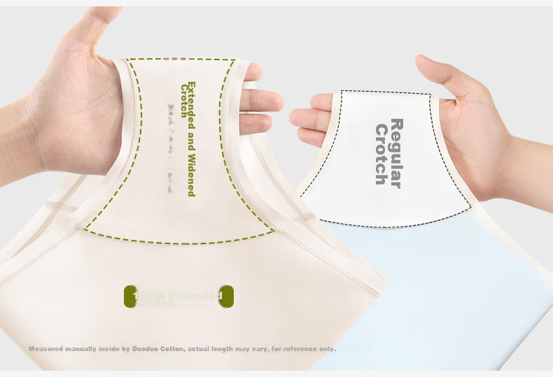 Duoduo Cotton Elastic Pants A-Class Women's Underwear 50-Count Xinjiang Cotton 10A Antibacterial Pure Cotton Crotch Comfortable Girls' Underwear 5-Pack 14