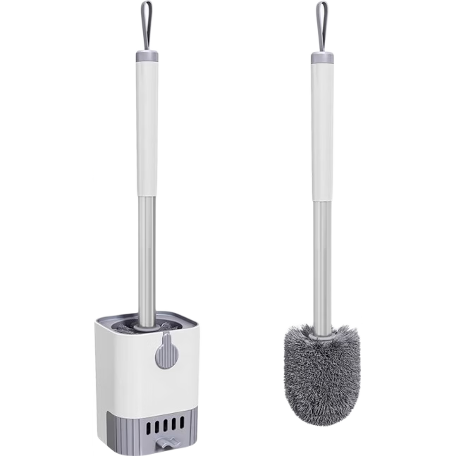 Hakkai Bird Toilet Brush Set Wall-Mounted No Dead Angle Squat Toilet Cleaning Brush Kit