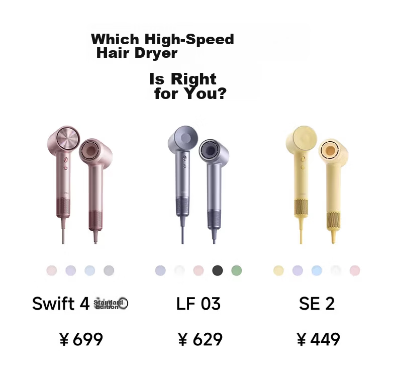 Laifen Swift 4 High-Speed Hair Dryer (Standard Edition) Fast Drying Home Use Ionic Hair Care Hairdryer Silver Birthday Gift 25