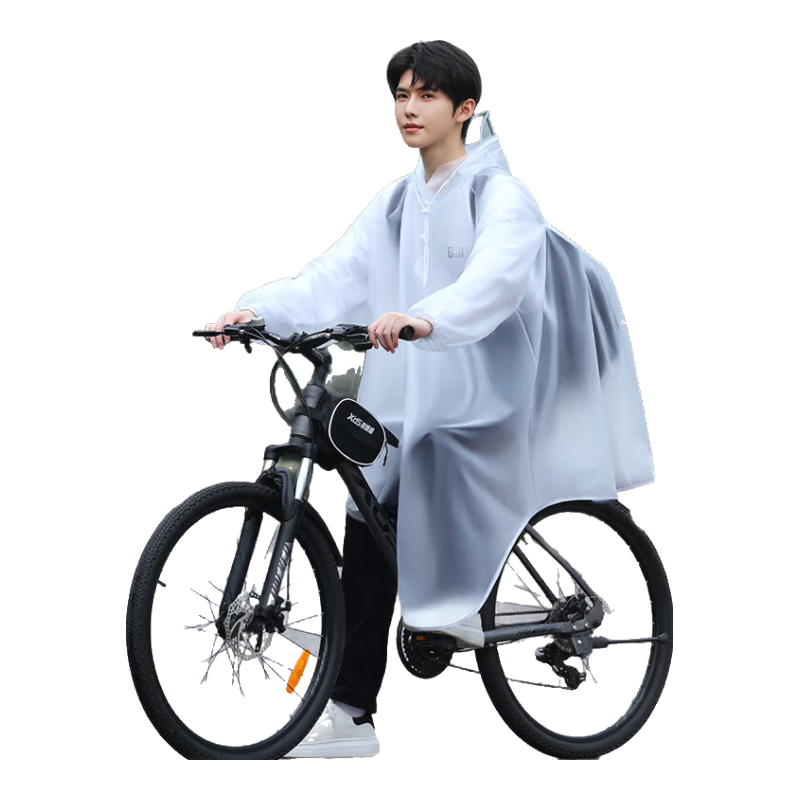 Beimei Bicycle Raincoat Mountain Bike One-Piece Full-Body Waterproof Rider Lightweight Cycling Rain Poncho for Students