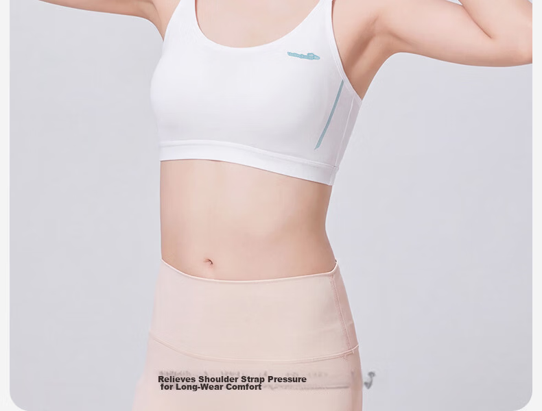 Miiow Teen Girls Seamless Sports Bra Shockproof Back Beauty Bra for Ages 12-18 22