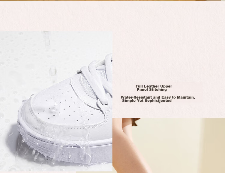 361° Qinghe 2 New Trendy Platform Leather Casual Sneakers Women's White Shoes 682636618-4 13