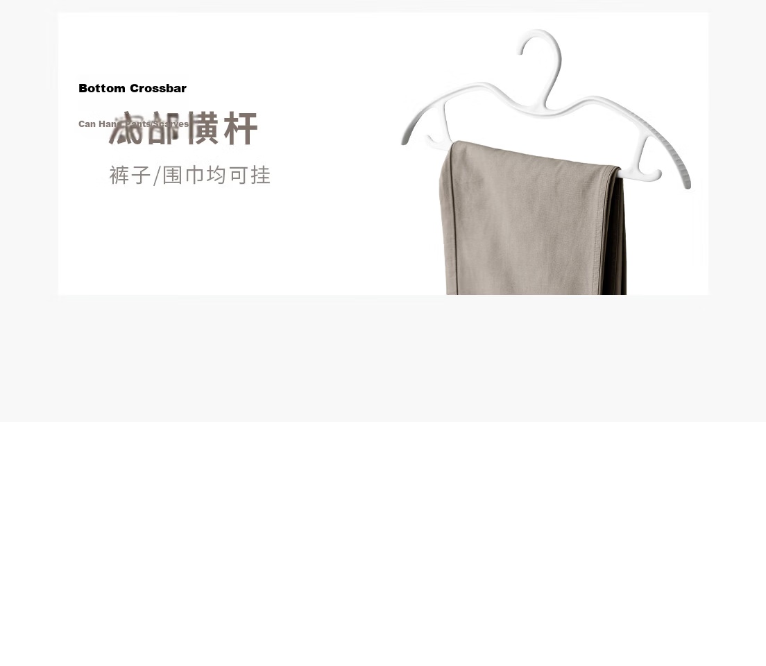 Lazy Corner No-Trace Short Neck Hangers Space-Saving Clothes Rack Non-Slip Balcony Clothes Hangers 10-Pack 14