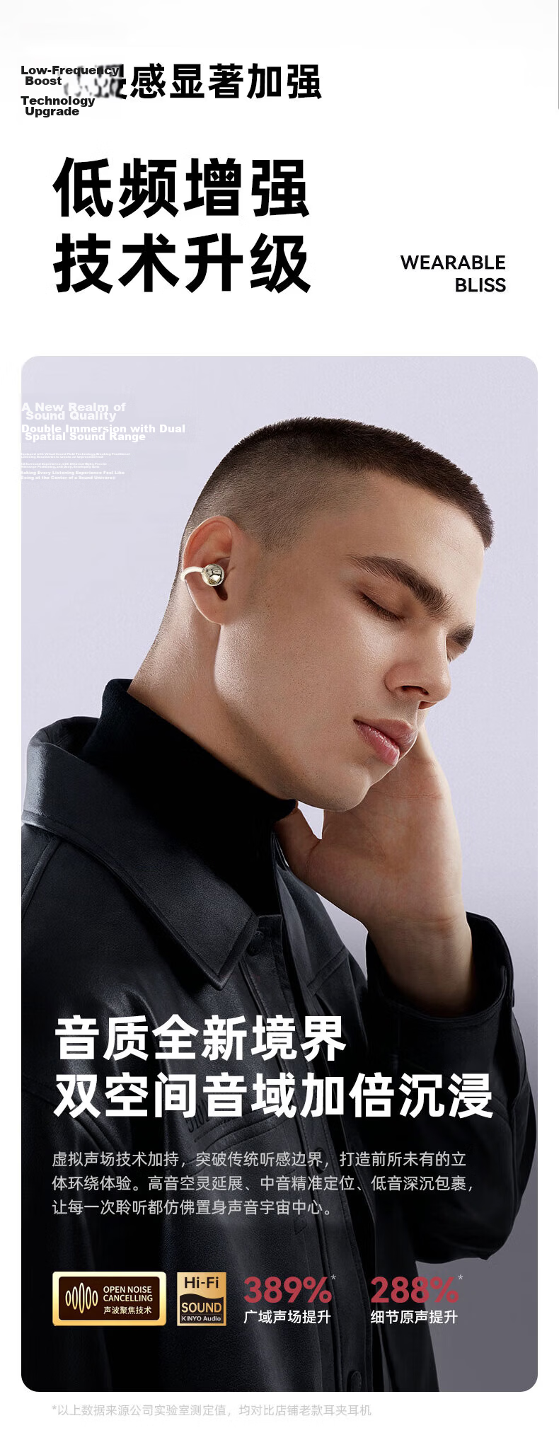 EZHK 2026 Latest Ultra-Long Battery Life Bluetooth Earbuds, Dual Pair, Two-in-One, Four Earbuds with Two Ear Clip Mini Hidden Design, Comfortable Long Wear, Noise Isolation and Noise Cancelling 19
