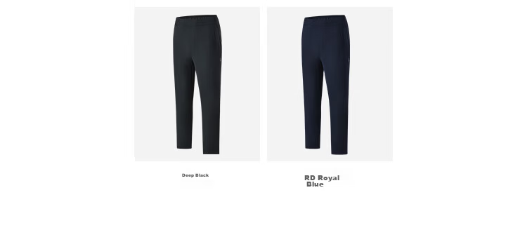 FILA Official Men's Knitted Basic Straight-Leg Fitness Sports Pants 14
