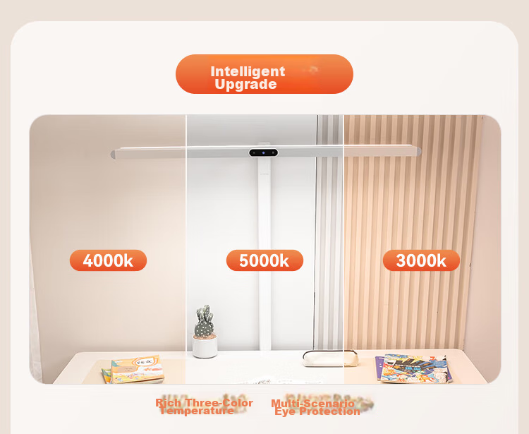 Haishibao Vertical Eye Protection Street Lamp Red Light Full Spectrum Floor Lamp Small Street Lamp Desk Lamp Children's Study Lamp D1-70W 10