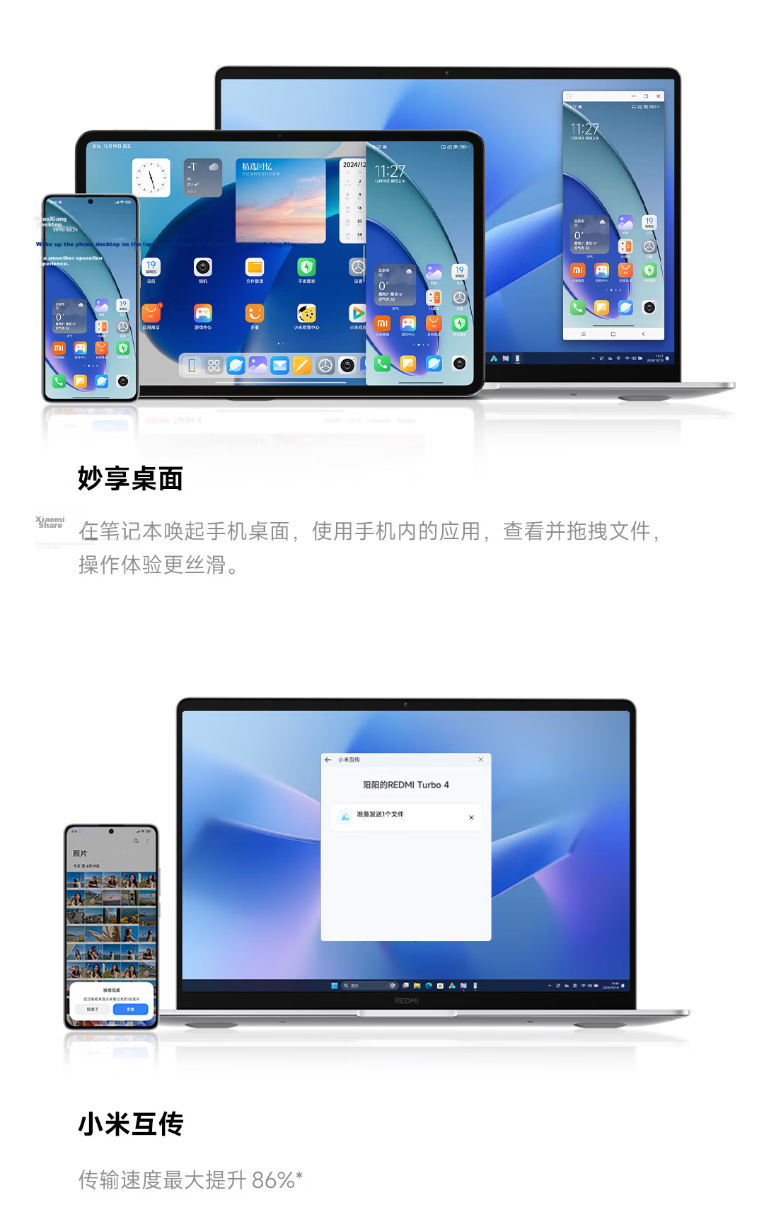 Xiaomi Redmi Book 14 2025 Lightweight Laptop High-Performance Intel Core i5-210H Office Notebook 12