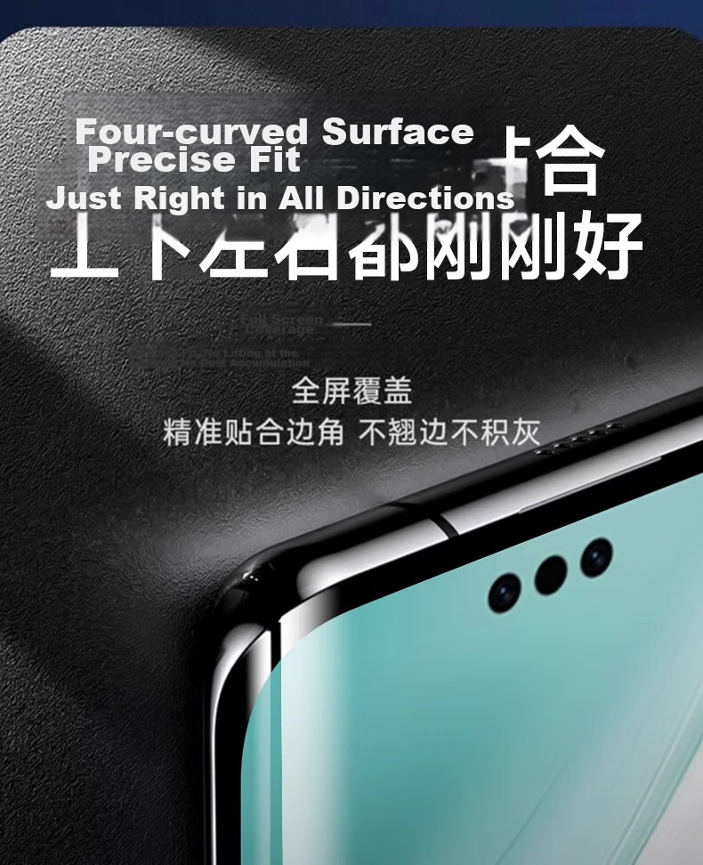 DIVI AR Ultra Clear 2-Pack Tempered Glass Screen Protector for Huawei Mate40 Pro Mate40 RS Porsche Full Coverage Curved Glass HD Film 14
