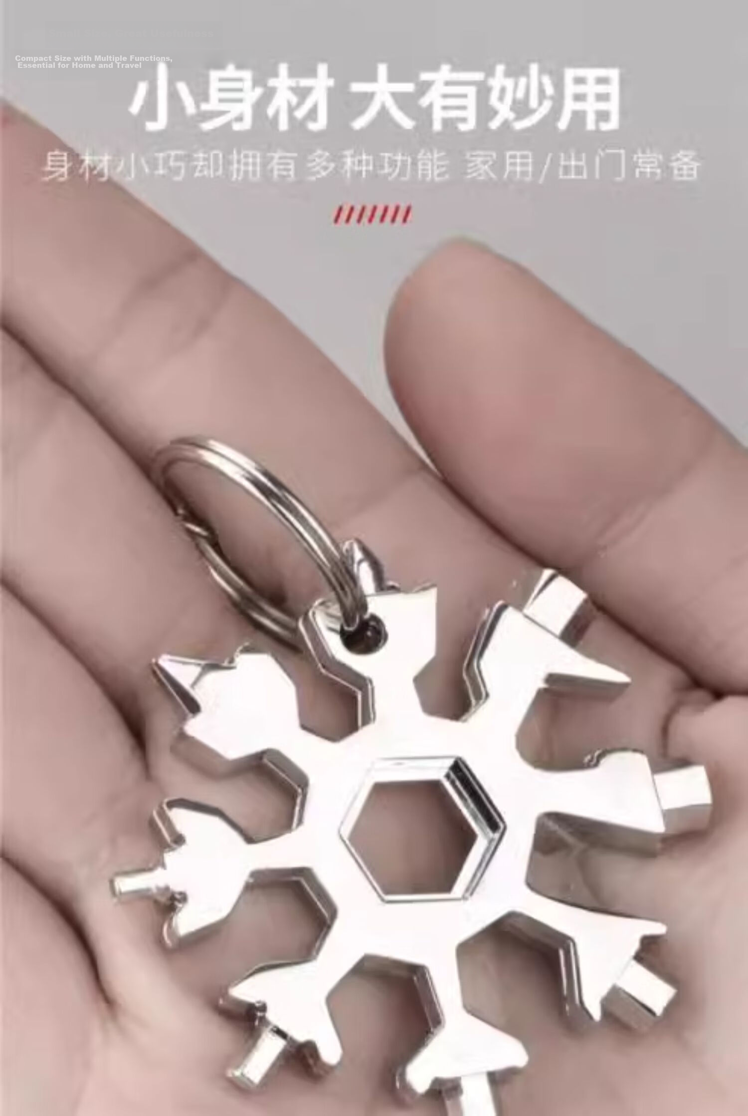 Junwen Multi-Function Snowflake Wrench Hex Screwdriver Portable 19-in-1 Universal Tool with Imported Craftsmanship 2