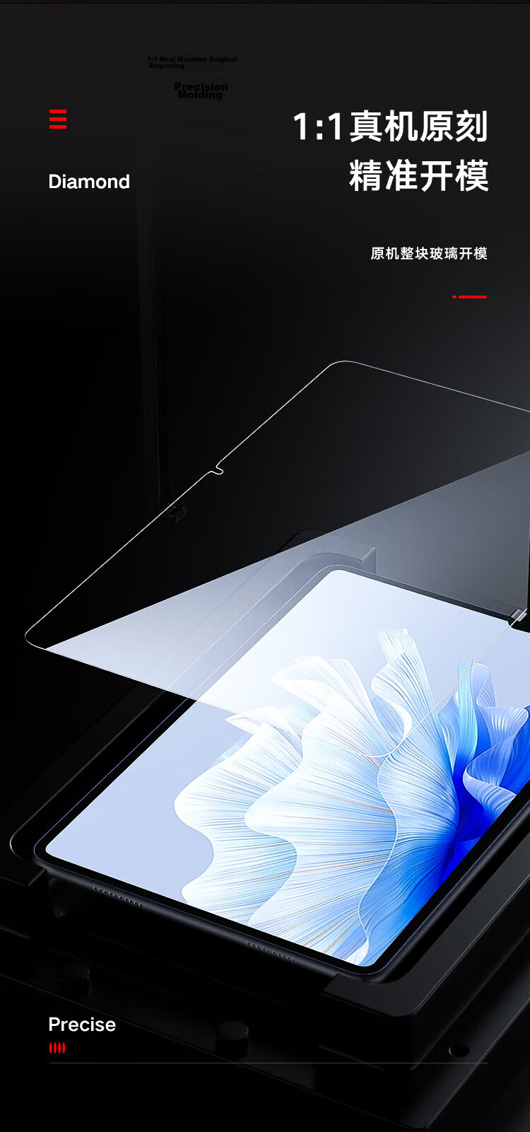 ALittleFlower AR Anti-Reflective Film for Huawei MatePad Pro 12.2 2025/24 Model Tempered Glass Screen Protector 12.2-inch Full-Screen HD Film 3