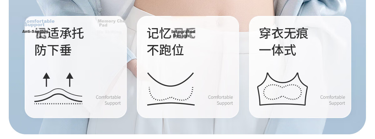 LOHAS Travel Disposable Women's Underwear Set Bra Panties Sports Underwear Essential for Travel Business Trip Hotel Stay 3