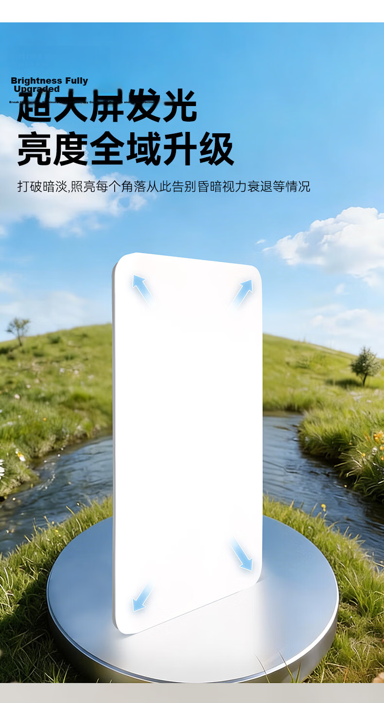 NVC LED Eye-Care Ceiling Light Living Room Main Light Bedroom Light 2026 High-End New Full Spectrum Big White Pro 8