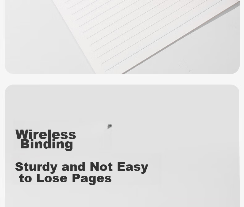 Deli B5/60 Sheets Lined Paper, Smooth Writing Paper, English Notebook, Wirebound Soft Cover Notebook for Homework And Notes, Study Supplies, Single Notebook WB560-P 14