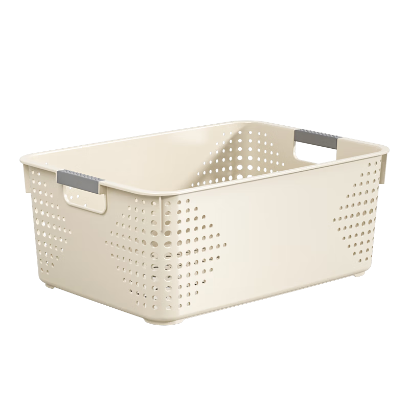 Jinlongxing Desktop Storage Box Small Snack Miscellaneous Storage Basket Toy File Organizer Kitchen Bathroom Storage Bin Small Size
