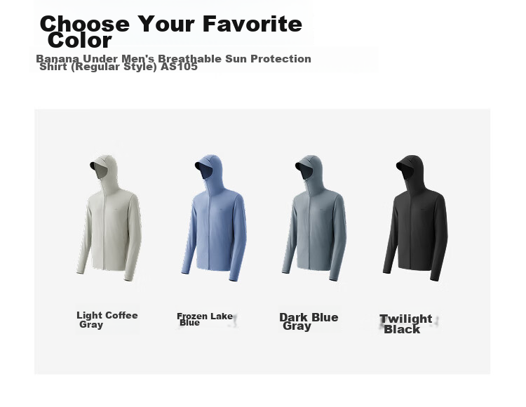 Beneunder Sun Protection Jacket for Men, Lightweight UV-Resistant Breathable Outdoor Fishing Casual High-Elasticity Summer AS105 Light Coffee Gray L 23