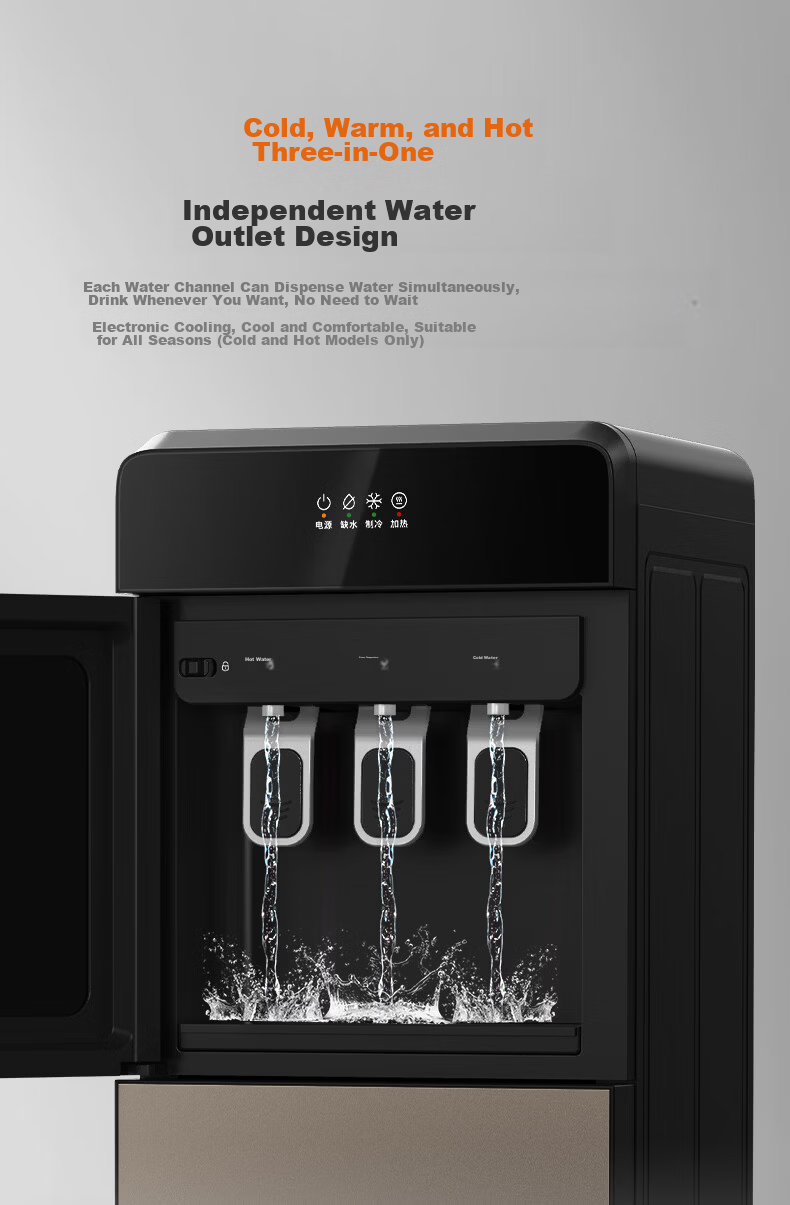 Joyoung Home Office Water Dispenser with Bottom Hidden Water Tank, Dual Dry-Boil Protection, Water Shortage Alert, Kettle Replacement WS500(C) [Hot & Cold] 6