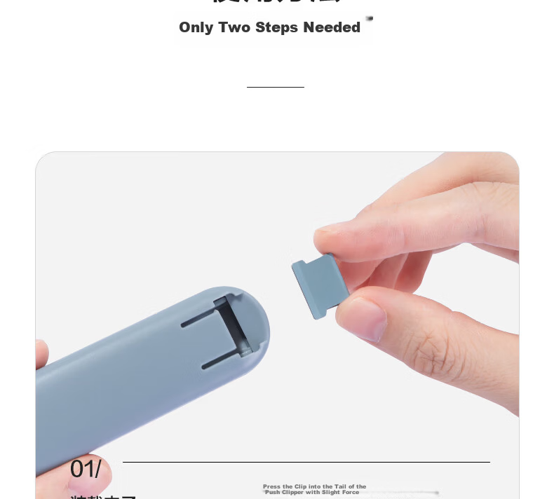 Nusai Push Clip Paper Clamp Colorful Refill Clips File Folder Spare Clips Office Supplies 50 Blue NS086 High-End Brand Under Deli 11