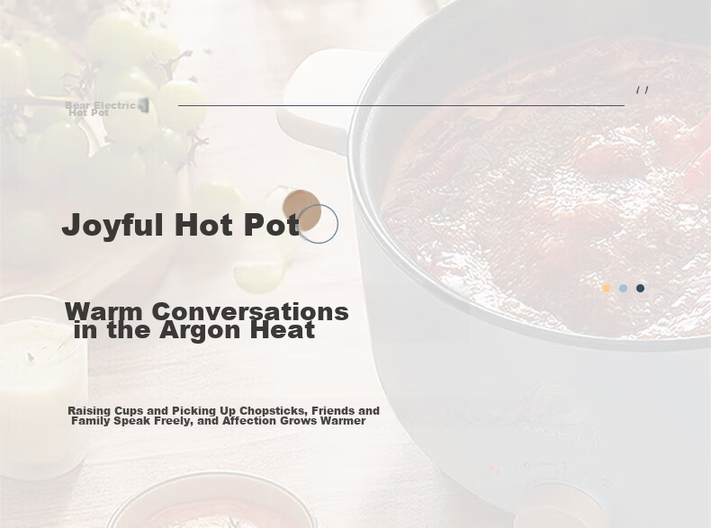 Bear Electric Cooking Pot Small 2-3 Person Hot Pot Electric Cooker Dormitory Instant Noodle Multi-Function Electric Heating Pot 3L Stew Steam Cooker with Steamer Basket DRG-D30X8 13