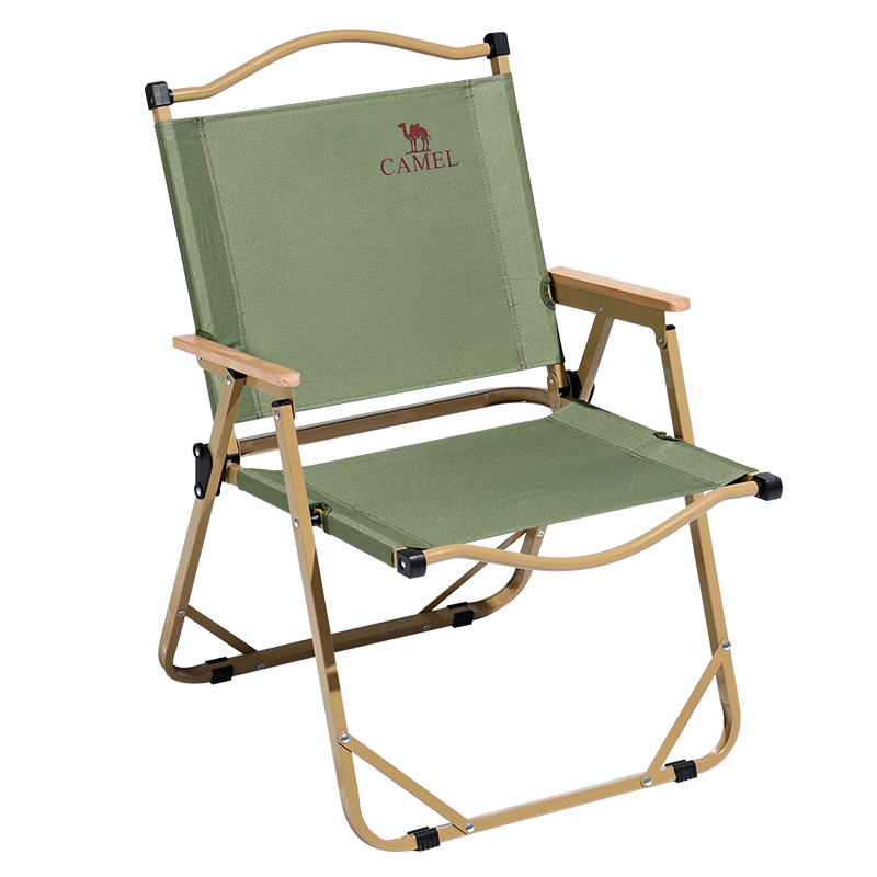 CAMEL Qingfeng Double-Layer Large Kermit Chair Outdoor Camping Equipment Picnic Folding Chair 173CABP016C
