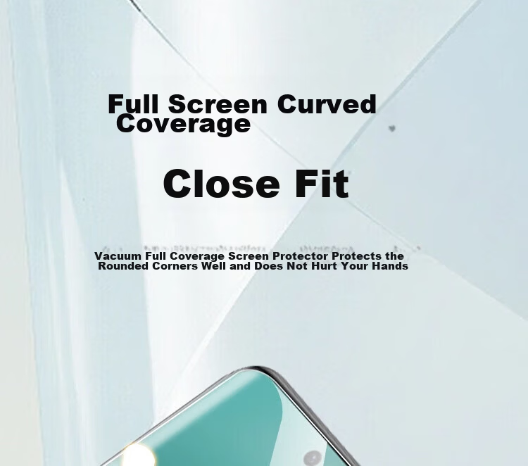 Baouzou [Damage Compensation] Tempered Glass Screen Protector for Huawei Mate60 Pro/Pro+ HUAWEI Mate60RS Curved Full Screen HD Anti-Fingerprint Film 6