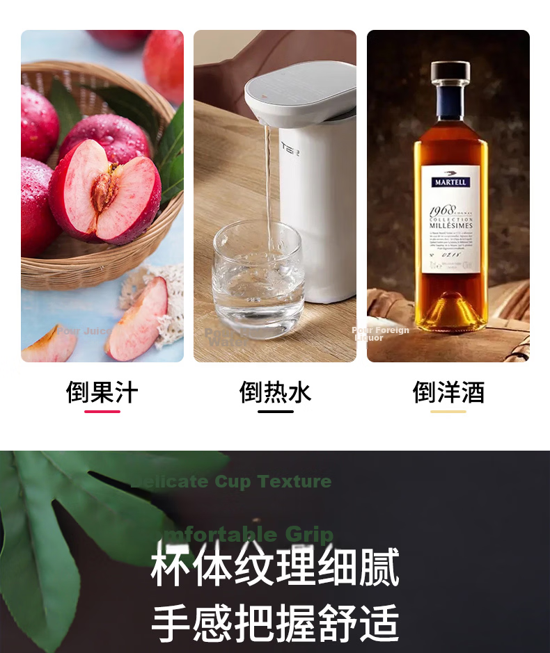 BJ Glass Cup, Cold Drink Cola Juice Cup, Locking Cup, High Borosilicate Glass Water Cup, 500ML Cola Cup + Straw 4