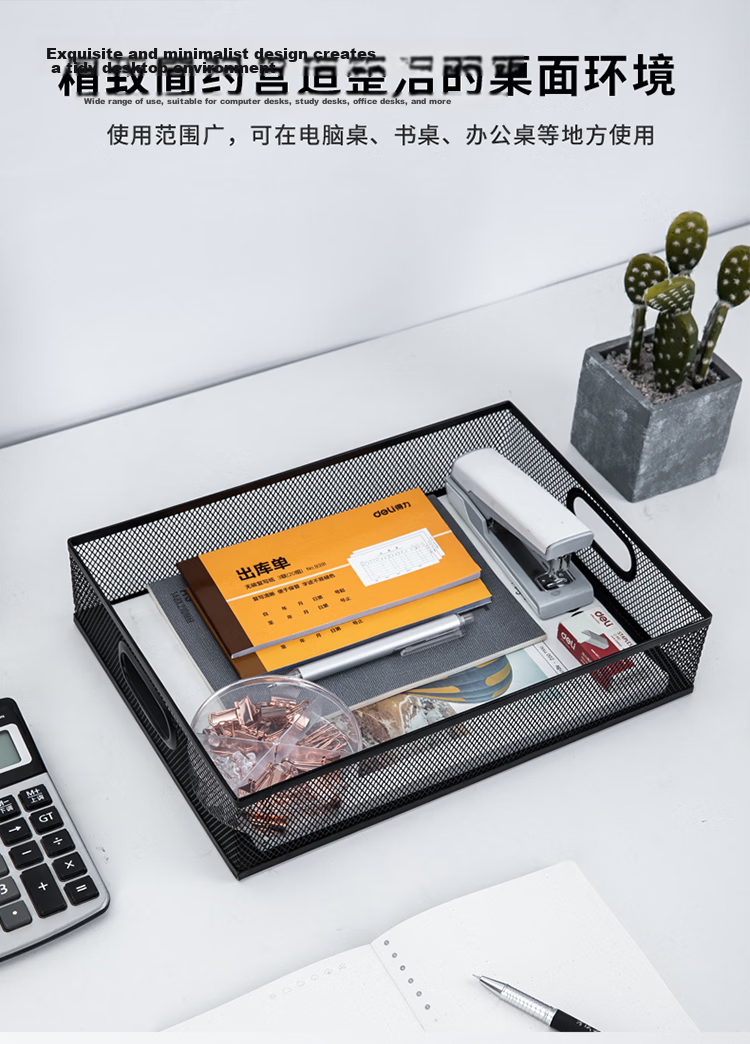 Deli Desktop File Storage Box Party Building Archive Box Honor Certificate Document Photo Storage Frame Waterproof Durable Transparent Visible Lid Structure 64mm Thickness 78930 4