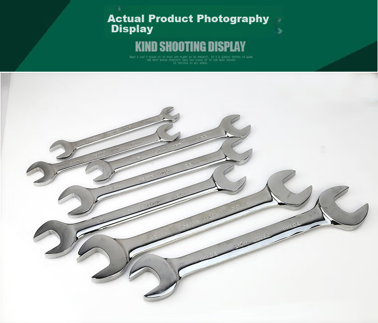 SATA 41216 Fully Polished Double Open-End Wrench 5.5x7MM 7