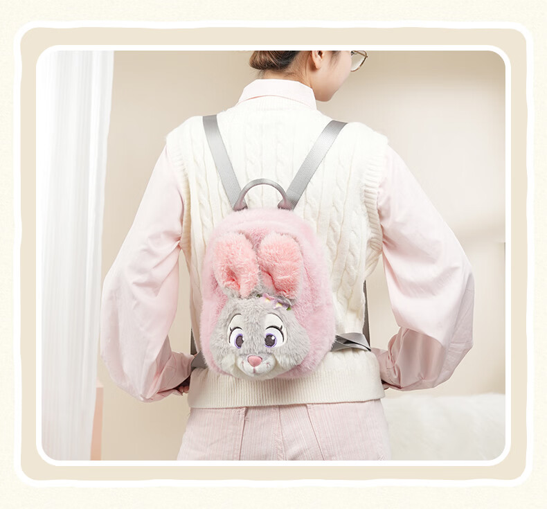 Disney Zootopia Judy Plush Backpack Cute Small School Bag Birthday Gift for Girls Kids 6