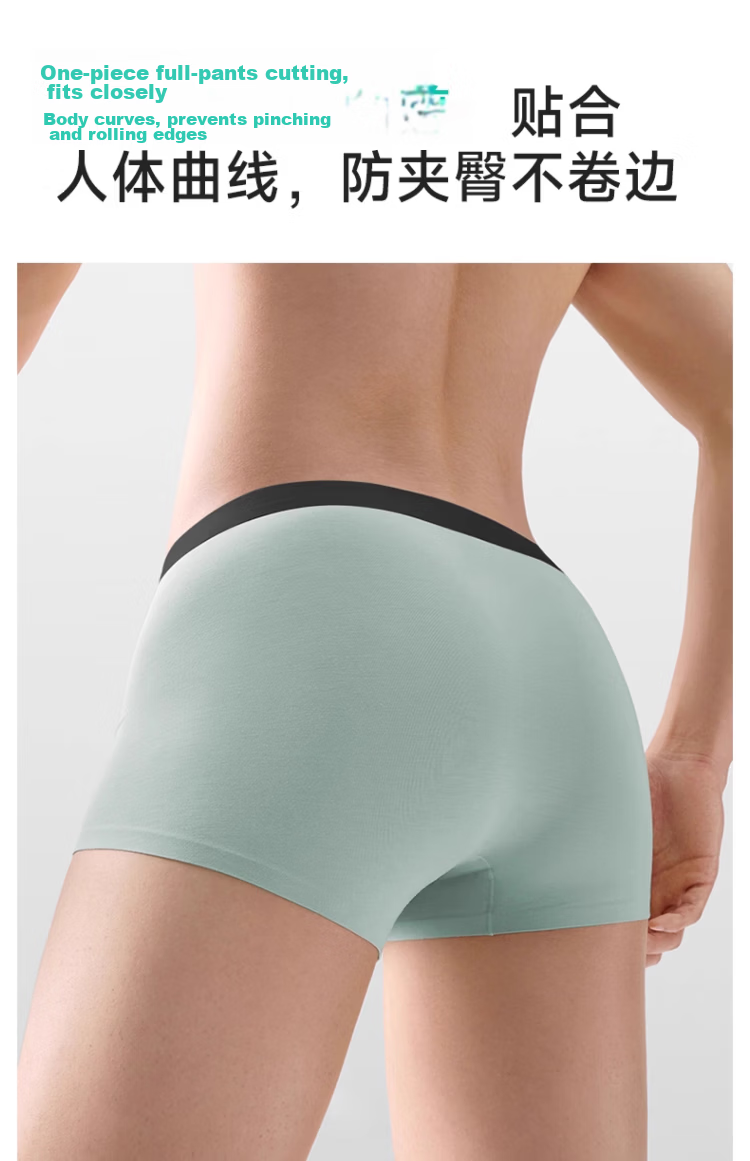 Dr. Chu Disposable Men's Boxer Briefs Sterilized Modal Breathable Wash-Free Daily Travel Plus Size Underwear Shorts 12