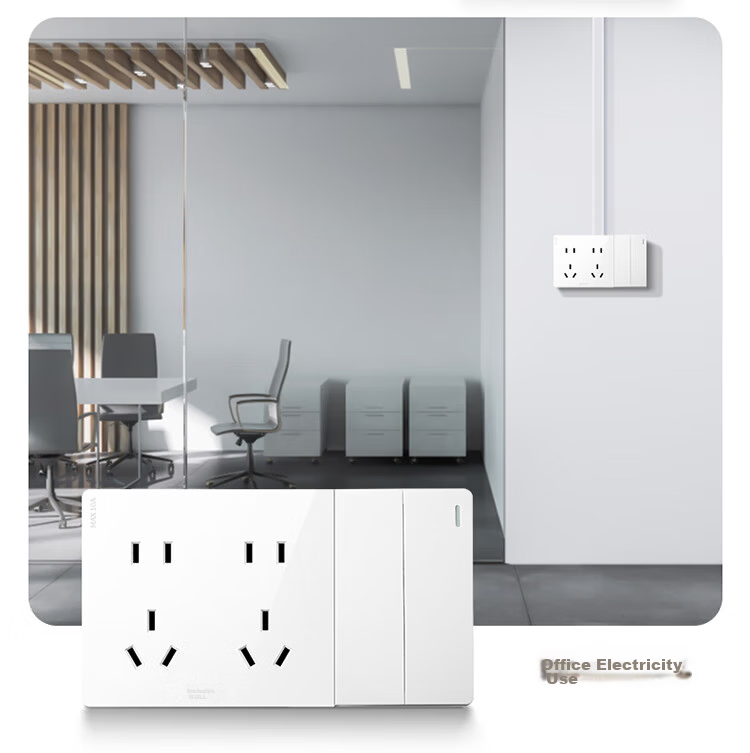 BULL Surface-Mounted Large Panel Switch Socket G59 Series 16A Three-Hole Air Conditioner Socket G59Z104 15