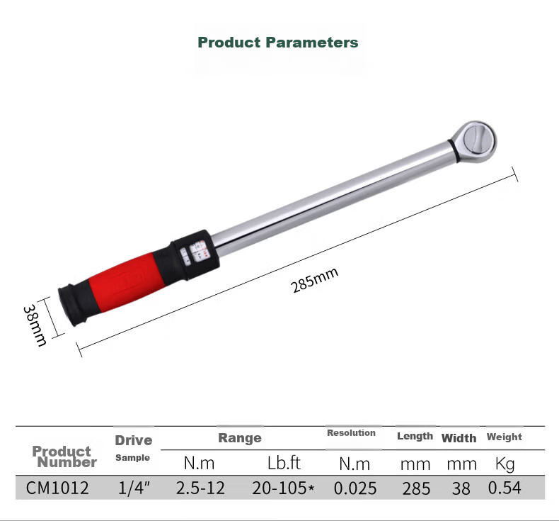 NovaTork Torque Wrench Bicycle Repair Tool Screwdriver 10-60N.m 3/8" Effort-Saving Torque Wrench 2