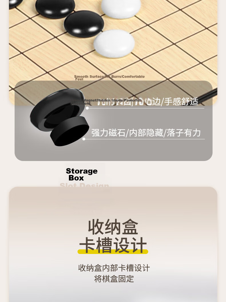 Hongke Magnetic Chinese Chess with Board Large Portable Foldable Chessboard for Students Adults Parent-Child Educational Birthday Gift 5