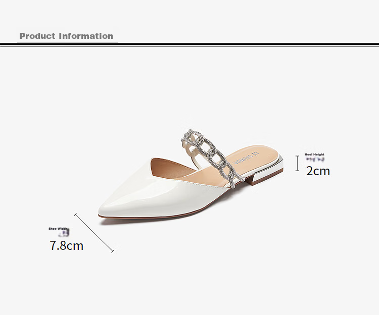 Le Saunda 2026 Summer New Pointed Toe Genuine Leather French Style Slide Sandals Women 7M19801 Hepburn Black BKP 40 2