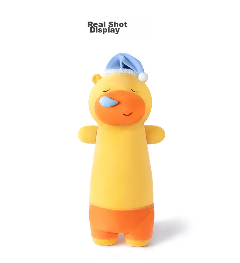 Duoai Authentic Capybara Lululu Snoring Plush Pillow Stuffed Toy Hugging Sleeping Leg-Clamp Doll Birthday Gift for Boys and Girls 2