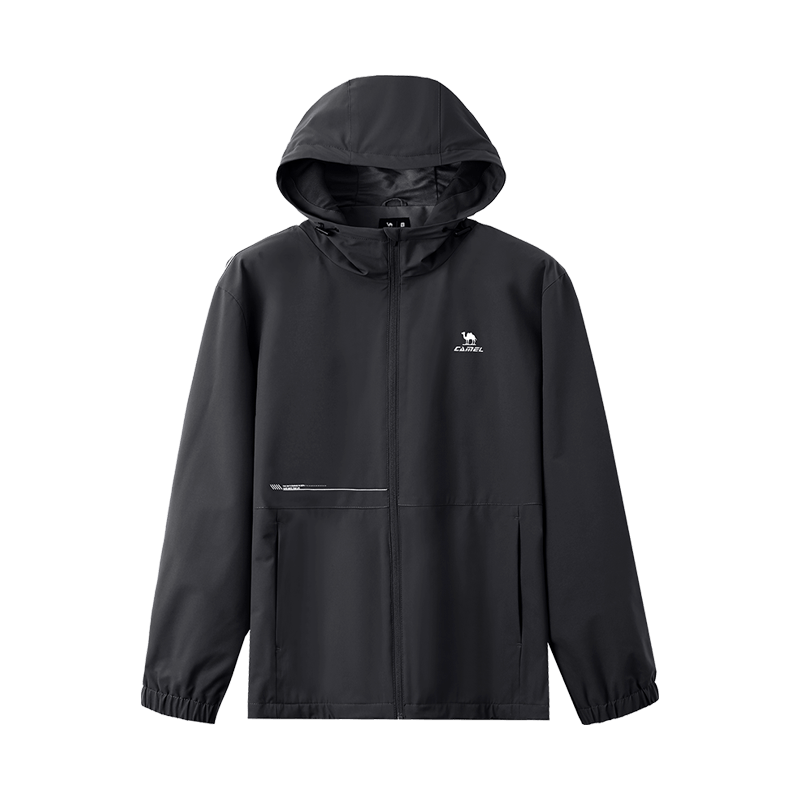 CAMEL Sports Jacket, New Style for Men And Women, Spring And Autumn Collection, Slim Fit, Fleece-Lined Casual Jacket, Outdoor Water-Repellent Hiking Wear, Windbreaker