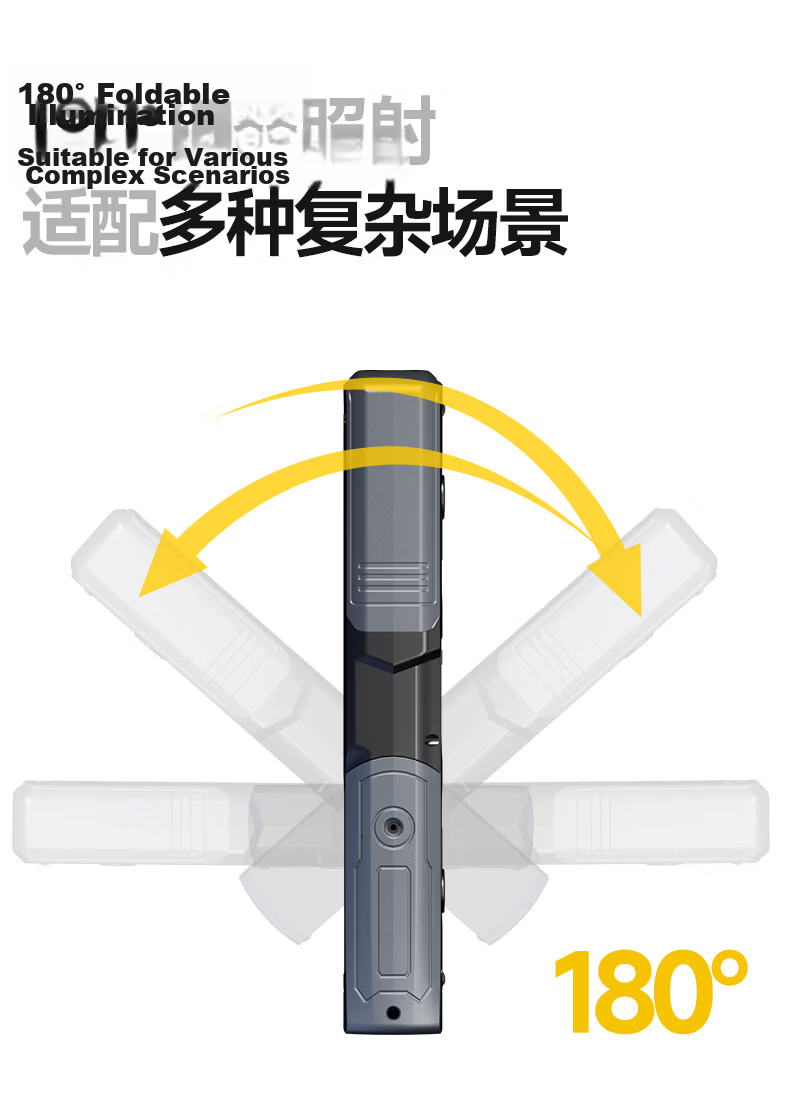 LEM Work Light Automotive Repair Lamp High Brightness Magnetic Rechargeable Emergency Flashlight 13