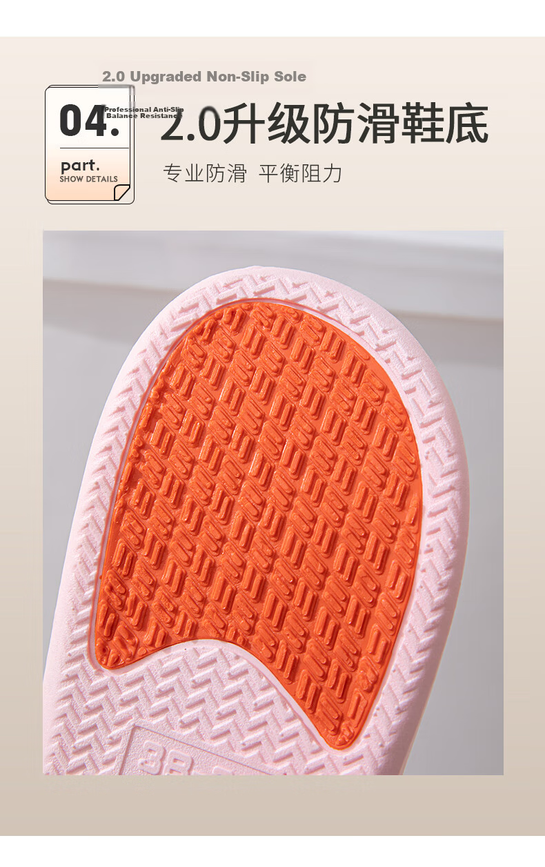 Yuzhaolin Maternity and Elderly Non-Slip Slippers Women's Summer Bathroom Extra Large Size Men's Sandals YG005 12