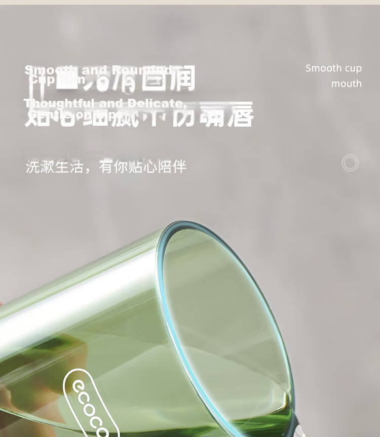 Ecoco Transparent Couple Toothbrush Cup Toothpaste Storage Box Student Toothbrush Holder Luxury Black 5