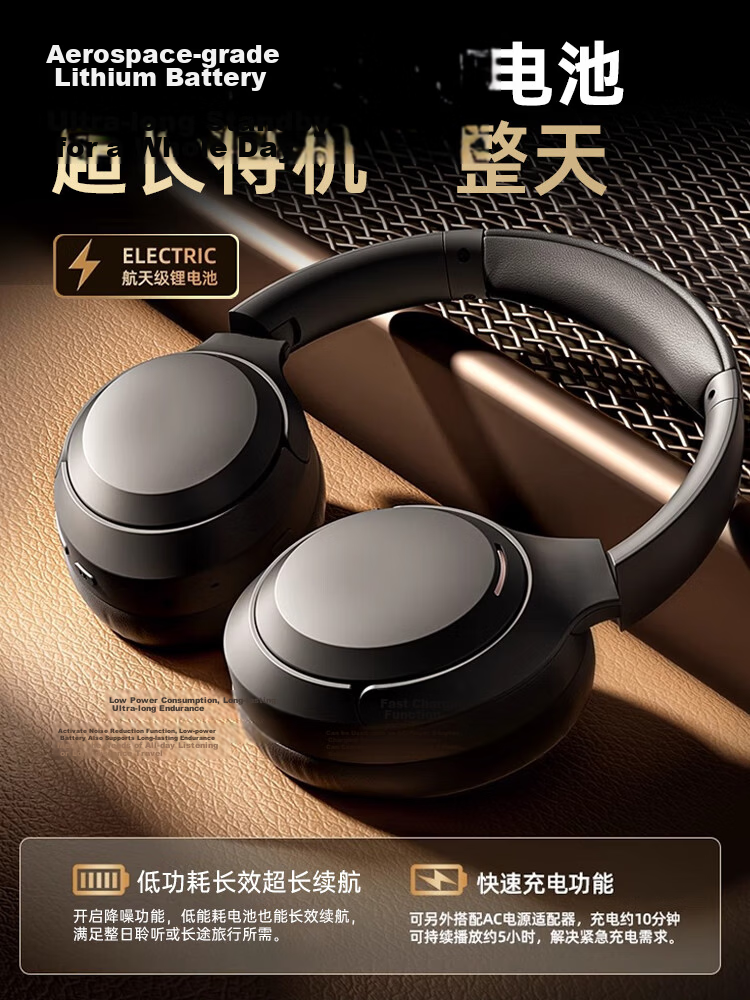 Viken Harman-Class Sound Bluetooth Headphones Over-Ear 2026 Latest Active Noise Cancelling Wireless Music Computer Gaming Compatible with Apple Xiaomi 9