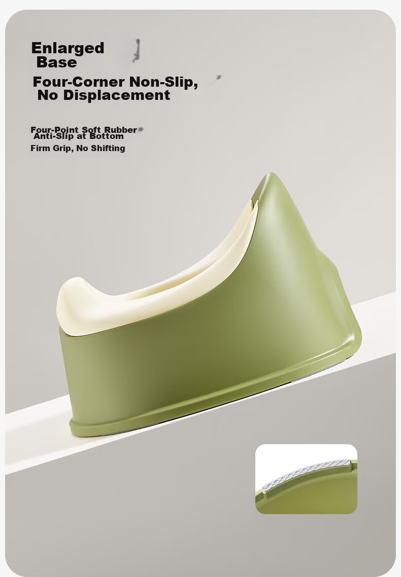 Kuby Children's Toilet Seat Boys Girls Baby Small Potty Training Portable Home Use Pearl Gray 9