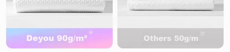 Deyou [Dilraba Same Style] Disposable Bath Towel Portable Travel Pack Large Thickened Individually Packaged 2 Pieces 11