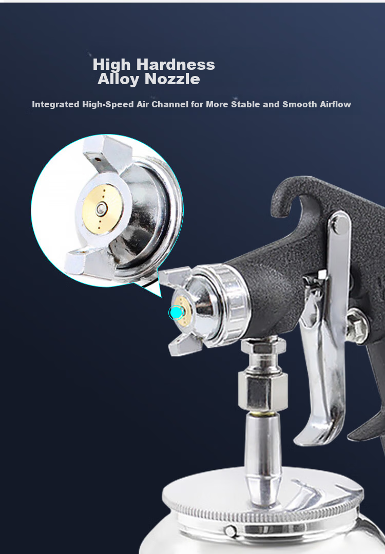 HSD Pneumatic Spray Gun Automotive Sheet Metal High Atomization Spray Pot Primer Spray Gun K-3 Top Cup 0.5mm Nozzle 12