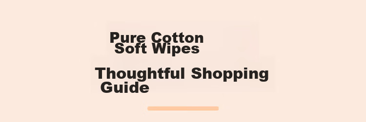 Auby Cotton Soft Wipes Baby 100% Pure Cotton Face Cleaning Towels Disposable Dry and Wet Dual-use 80 Sheets 6 Packs 5