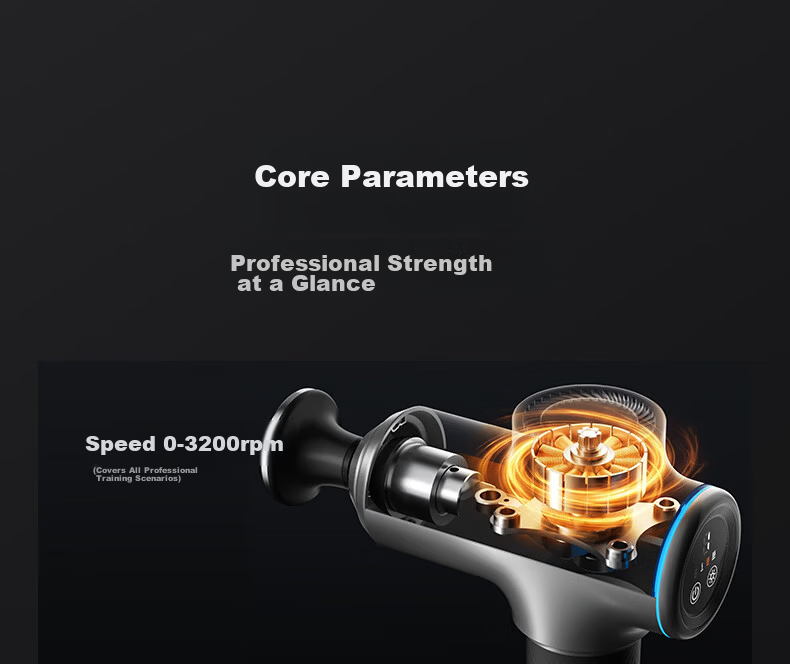 YunKangBao Ultra Fascia Gun Professional Sports Fitness Muscle Massager Deep Tissue Massage Relaxation Gift for Holidays and Birthdays 2