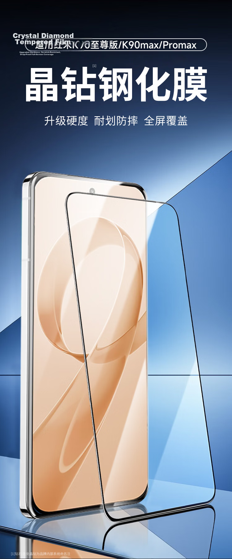 KOOLIFE Tempered Glass Screen Protector for Redmi K90 Pro, Xiaomi Redmi K90 Max/Promax Phone Protective Film, HD Ultra-Thin Shatterproof Anti-Fingerprint 4