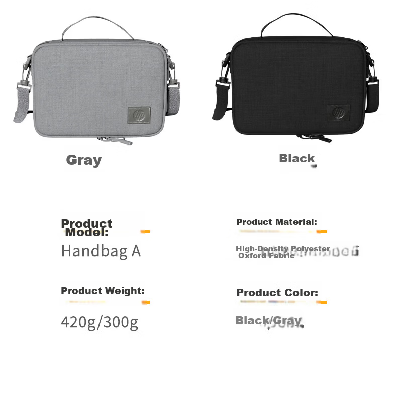 HP Storage Bag Camera Carrying Case Portable Earphone Power Bank Accessory Bag DSLR Sports Camera Shockproof Bag 12