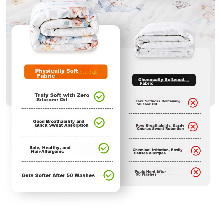 JOYNCLEON Pure Cotton Baby Gauze Bath Towel Children's Unisex Newborn Bath Towel Large Towel Green 70*90cm 16