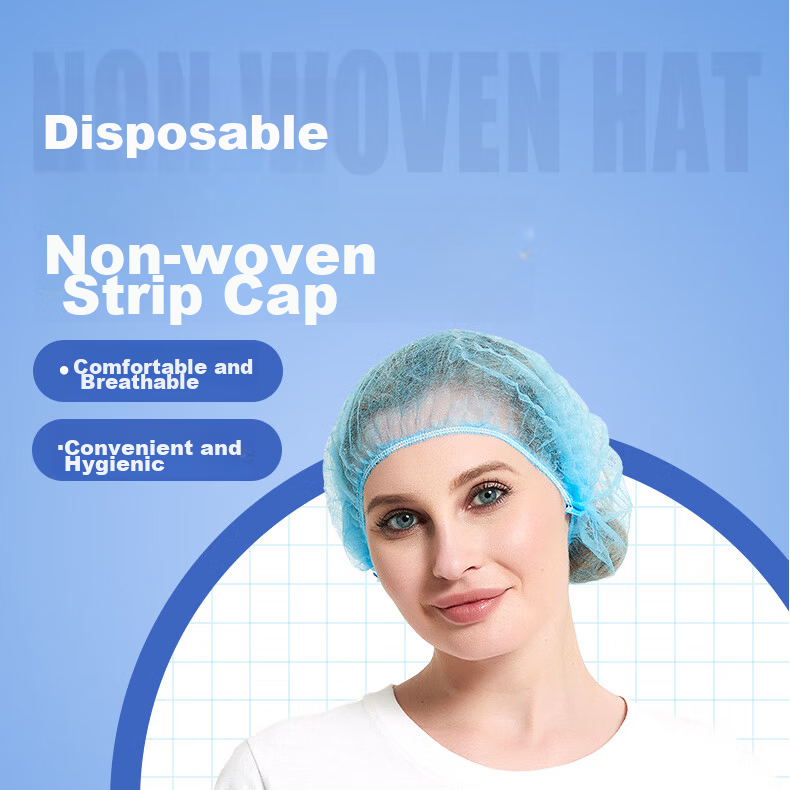 BAIGE Dustproof Chef Hat Women's Restaurant Oil Smoke Resistant Breathable Non-slip Work Cap Fabric Hat 2 Pieces CW119036 1
