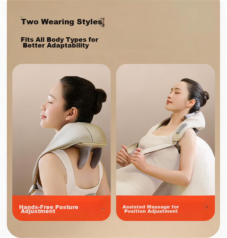 KONKA Cervical Massager Shoulder and Neck Massager Full Body Kneading Massage Heating Pad Practical Birthday Gift for Mom and Dad 10